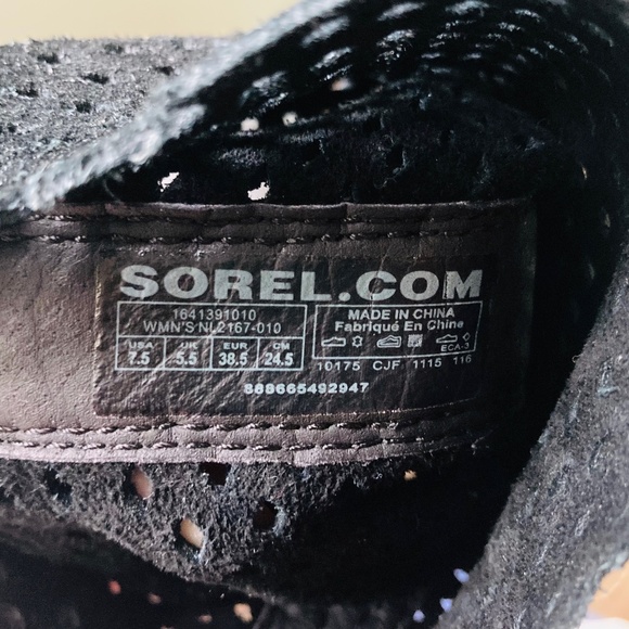 Sorel Major Pull On Perforated Suede Boots - Picture 7 of 9